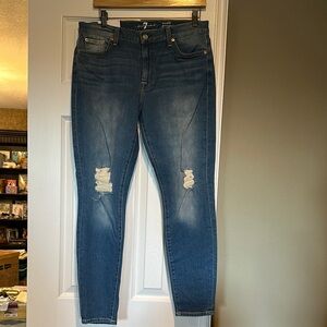 7FAMK 7 For All Mankind skinny ankle Jeans size 31